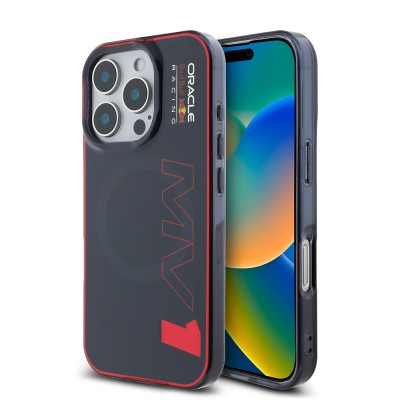 Apple iPhone 16 Pro Max Case Redbull Original Licensed Magsafe Charging Feature Double Layer Hard PC Large Size MV Cover  - 8