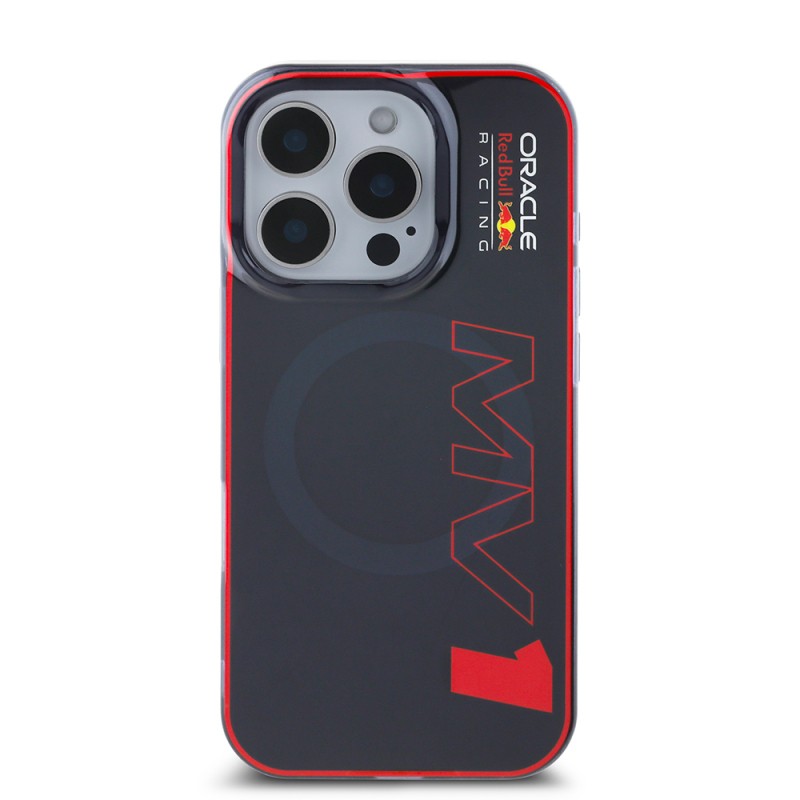 Apple iPhone 16 Pro Max Case Redbull Original Licensed Magsafe Charging Feature Double Layer Hard PC Large Size MV Cover  - 2