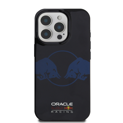 Apple iPhone 16 Pro Max Case Redbull Original Licensed Magsafe Charging Featured IML Double Bull Printed Hard PC Cover - Redbull