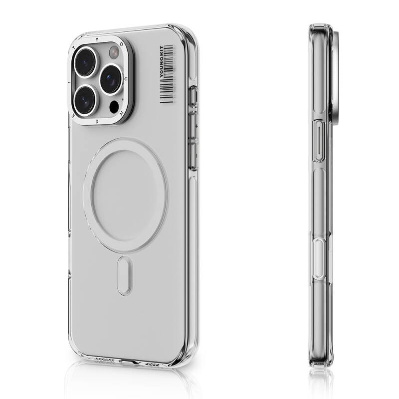 Apple iPhone 16 Pro Max Case Transparent Youngkit Crystal Shield Series Cover Magsafe Charging Feature - 5