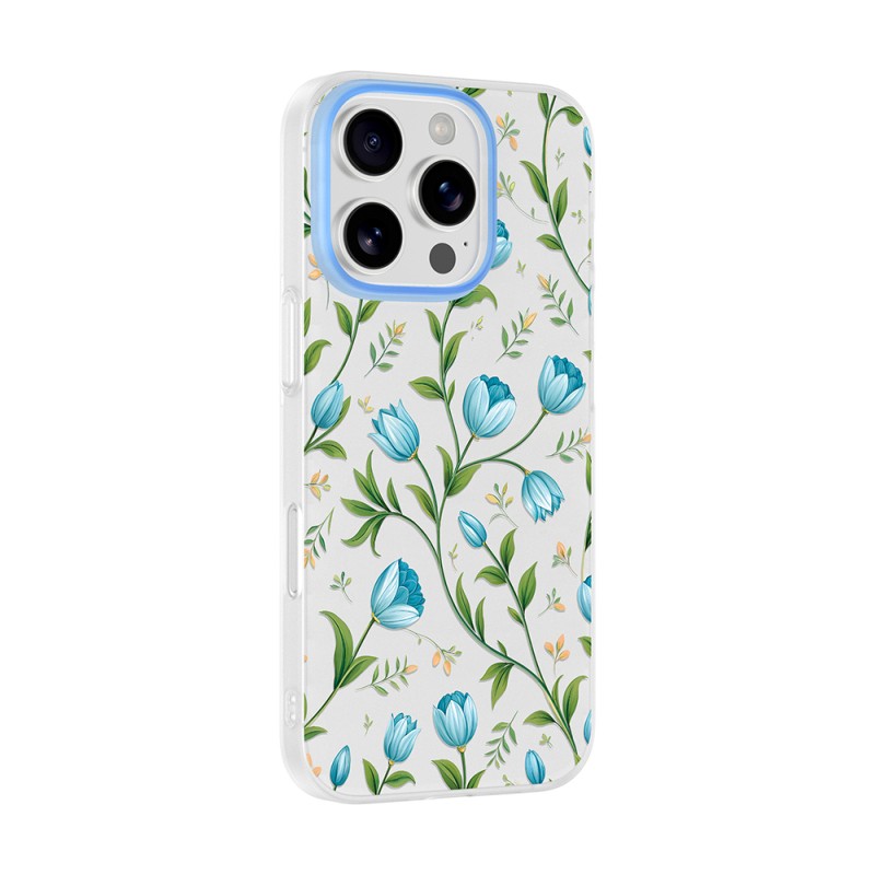 Apple iPhone 16 Pro Max Case with Camera Protector, Patterned Zore Clip Cover - 5