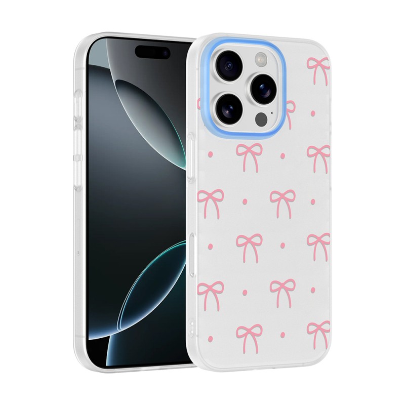 Apple iPhone 16 Pro Max Case with Camera Protector, Patterned Zore Clip Cover - 2