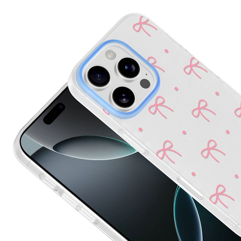 Apple iPhone 16 Pro Max Case with Camera Protector, Patterned Zore Clip Cover - 10