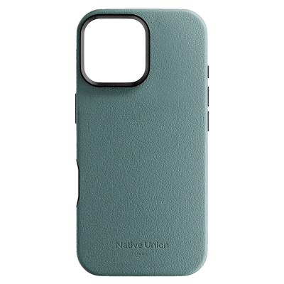 Apple iPhone 16 Pro Max Case with M-safe Charging Feature, Leather Look, Native Union 2024 Active Series Cover - Native Union