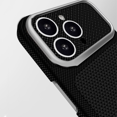 Apple iPhone 16 Pro Max Case with M-Safe Charging Feature, Zore Paris Nexel Hard PC Cover - 12
