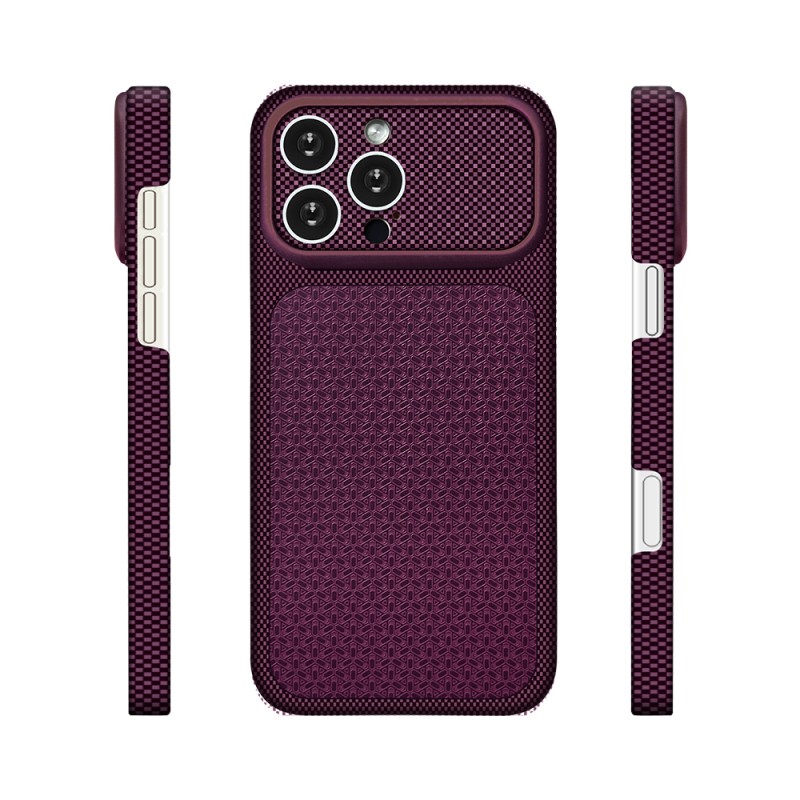 Apple iPhone 16 Pro Max Case with M-Safe Charging Feature, Zore Paris Nexel Hard PC Cover - 6
