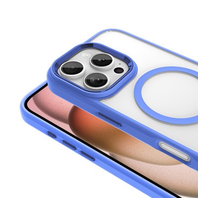 Apple iPhone 16 Pro Max Case with Wireless Charging Zore Krom Magsafe Silicone Cover - 16