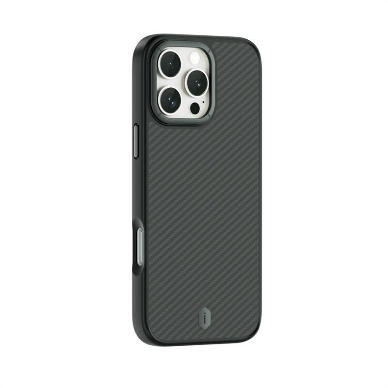 Apple iPhone 16 Pro Max Case Wiwu DCC-205 Magsafe Charging Featured Aramid Fiber Design Cover - 3
