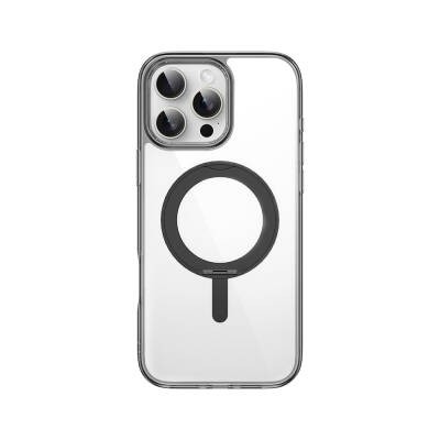 Apple iPhone 16 Pro Max Case Wiwu MCC-201 iShield Ultra Series Magsafe Charging Featured Crystal Hard PC Stand Cover  - 3