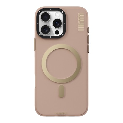 Apple iPhone 16 Pro Max Case Youngkit Magsafe Charging Feature Hidden Sand Series Cover - 7