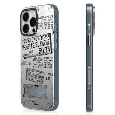 Apple iPhone 16 Pro Max Case YoungKit Magsafe Charging Feature Literary Series Retro Magz Cover - 2