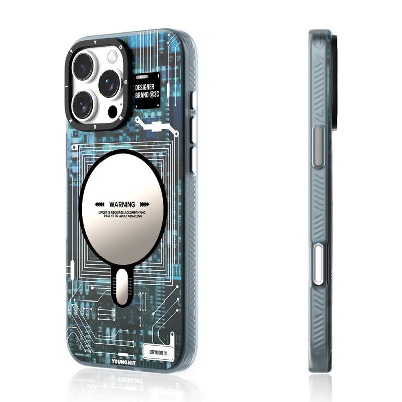 Apple iPhone 16 Pro Max Case Youngkit Magsafe Charging Feature Technology Series Cover - 2