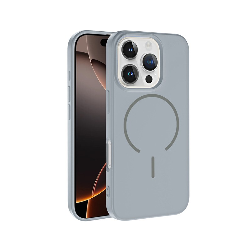 Apple iPhone 16 Pro Max Case Zore Meta Cover with M-safe Charging Feature - 4