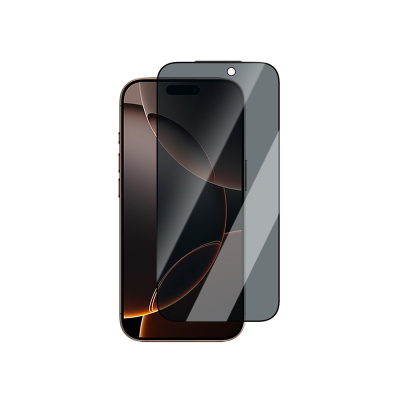 Apple iPhone 16 Pro Max CaseWorld Applicator Serisi 2.5D Eyesafe Mavi Işık Teknolojili 0.33mm Privacy Temperli Cam Ekran Koruyucu + Uygulama Aparatı - CaseWorld