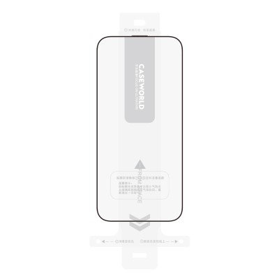 Apple iPhone 16 Pro Max CaseWorld Armor Serisi Eyesafe Teknolojili 0.15mm 3D Temperli Cam Ekran Koruyucu + Uygulama Aparatlı - 5