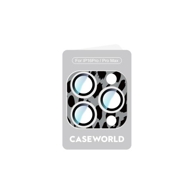 Apple iPhone 16 Pro Max CaseWorld Crystal Color Series Full Camera Lens Protector - 7