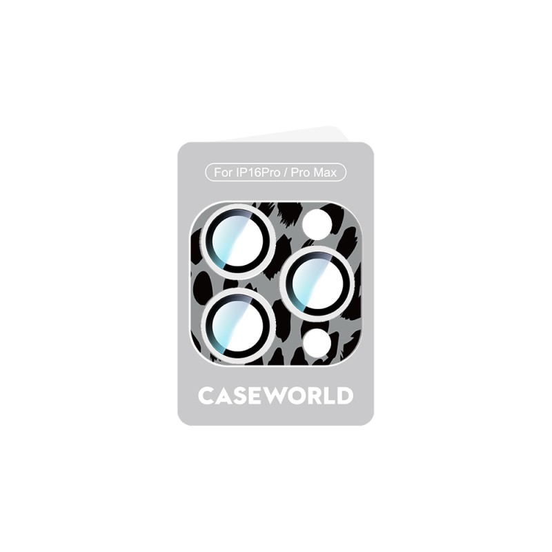 Apple iPhone 16 Pro Max CaseWorld Crystal Color Series Full Camera Lens Protector - 7