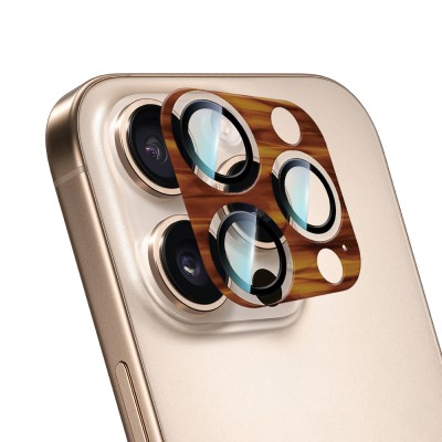 Apple iPhone 16 Pro Max CaseWorld Crystal Color Serisi Full Kamera Lens Koruyucu - 13