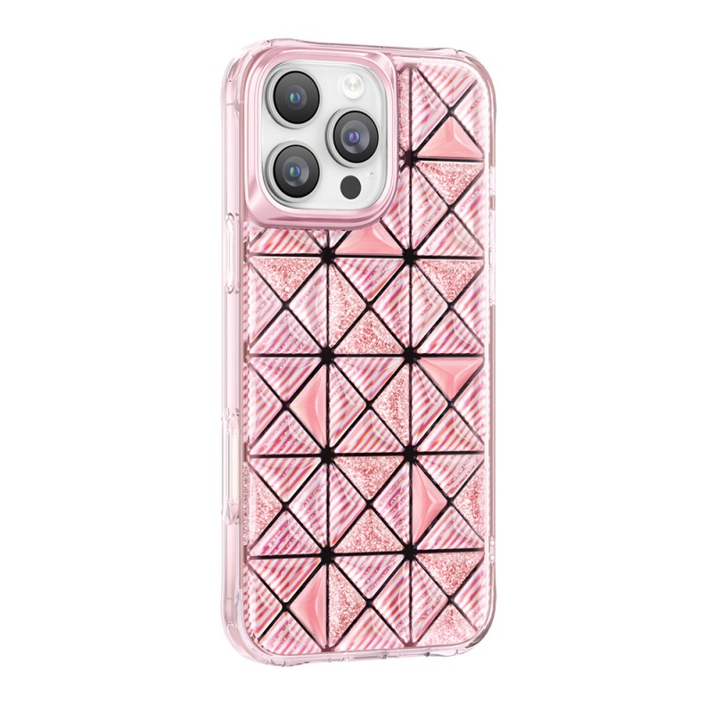 Apple iPhone 16 Pro Max Kılıf 3D Buz Blok Desenli Zore Paris Kairo TPU Kapak - 1