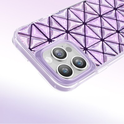 Apple iPhone 16 Pro Max Kılıf 3D Buz Blok Desenli Zore Paris Kairo TPU Kapak - 15