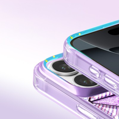 Apple iPhone 16 Pro Max Kılıf 3D Buz Blok Desenli Zore Paris Kairo TPU Kapak - 16
