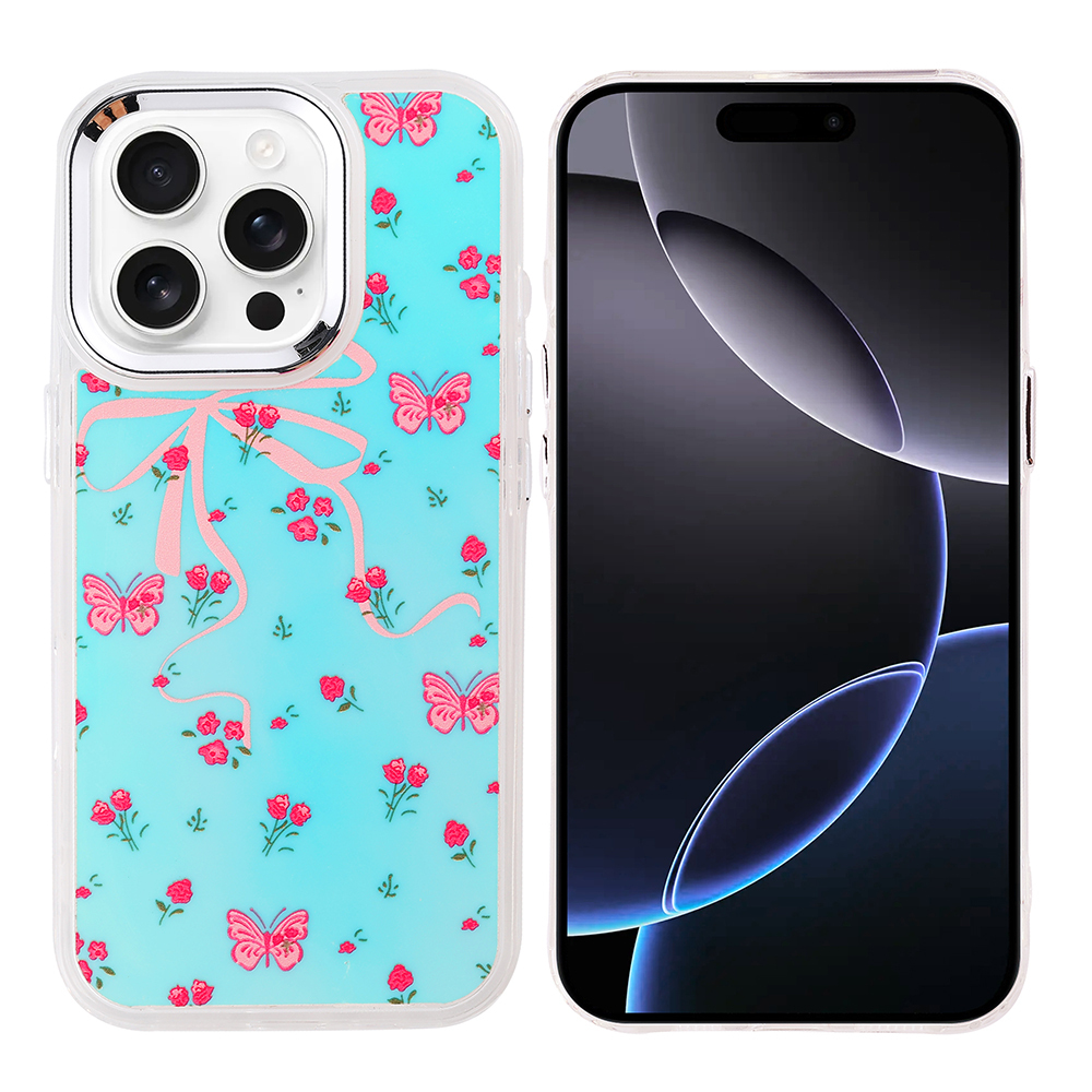 iPhone 16 Pro Max Kılıf Airbag Tasarımlı NXXA Hadra Kapak - Kelebek