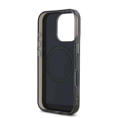 Apple iPhone 16 Pro Max Kılıf AMG Orjinal Lisanslı M-safe Şarj Özellikli IML Baskı Logolu Çift Katmanlı Bow Lines Kapak - 8
