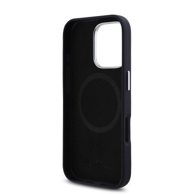 Apple iPhone 16 Pro Max Kılıf BMW Orjinal Lisanslı M-safe Şarj Özellikli Metal Logolu Tam Kaplama Deri Kapak - 4