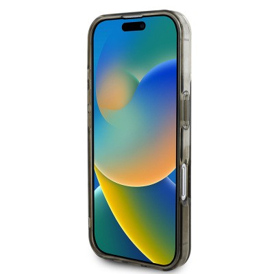 Apple iPhone 16 Pro Max Kılıf Guess Orjinal Lisanslı M-safe Şarj Özellikli IML Baskılı Klasik Logolu 4G Desenli Kapak - 15