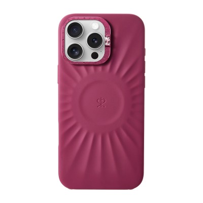 Apple iPhone 16 Pro Max Kılıf Kabartma Tasarımlı Metal Kamera Çerçeveli Pynana Starlight Serisi Kapak - 2