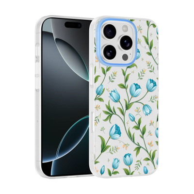 Apple iPhone 16 Pro Max Kılıf Kamera Korumalı Desenli Zore Klip Kapak - Zore