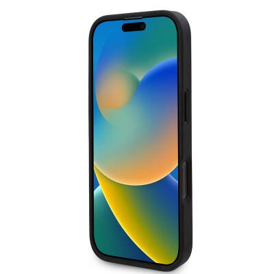 Apple iPhone 16 Pro Max Kılıf Karl Lagerfeld Orjinal Lisanslı M-safe Şarj Özellikli PU Deri Karl Heads Desenli Klasik Logolu Kapak - 6