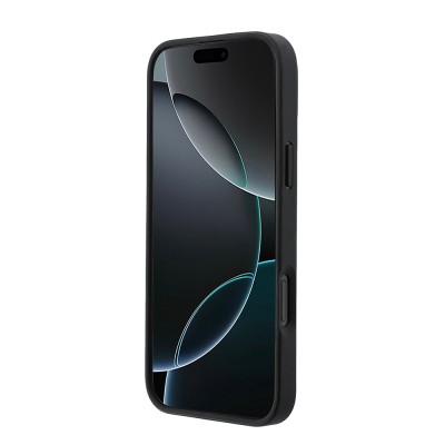 Apple iPhone 16 Pro Max Kılıf Lacoste Orjinal Lisanslı M-safe Şarj Özellikli PU Deri Tasarımlı Kartlıklı Karışık Monogram Desenli Kapak - 4