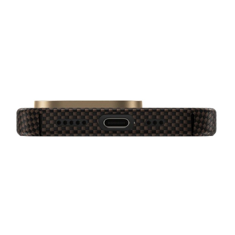 Apple iPhone 16 Pro Max Kılıf M-safe Şarj Özellikli Benks Ultra Lightweight ArmorTint ArmorAir Kevlar Karbon Kapak - 4
