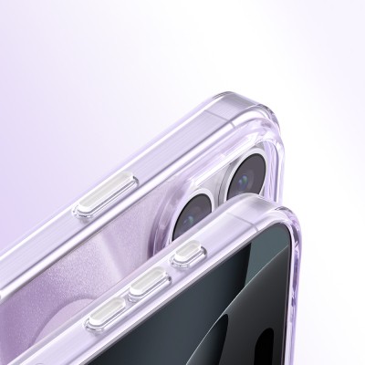 Apple iPhone 16 Pro Max Kılıf M-Safe Şarj Özellikli Orjinal Swarovski Taşlı Zore Paris Rovix Sert PC Kapak - 10