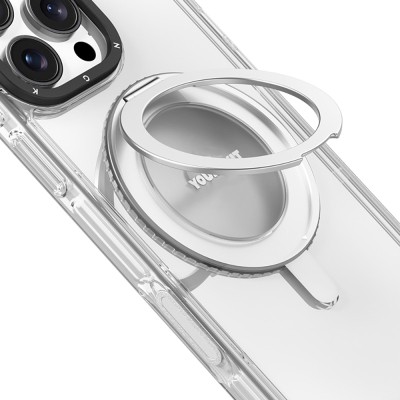 Apple iPhone 16 Pro Max Kılıf M-safe Şarj Özellikli Standlı Aksiyon Butonlu Youngkit Pivot Serisi Kapak - 4