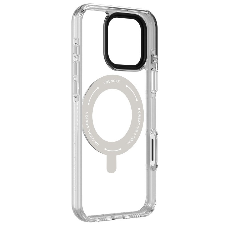 Apple iPhone 16 Pro Max Kılıf M-safe Şarj Özellikli Standlı Aksiyon Butonlu Youngkit Pivot Serisi Kapak - 7