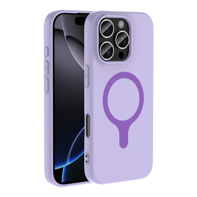 Apple iPhone 16 Pro Max Kılıf M-Safe Şarj Özellikli Zore Aris Silikon Kapak - Zore