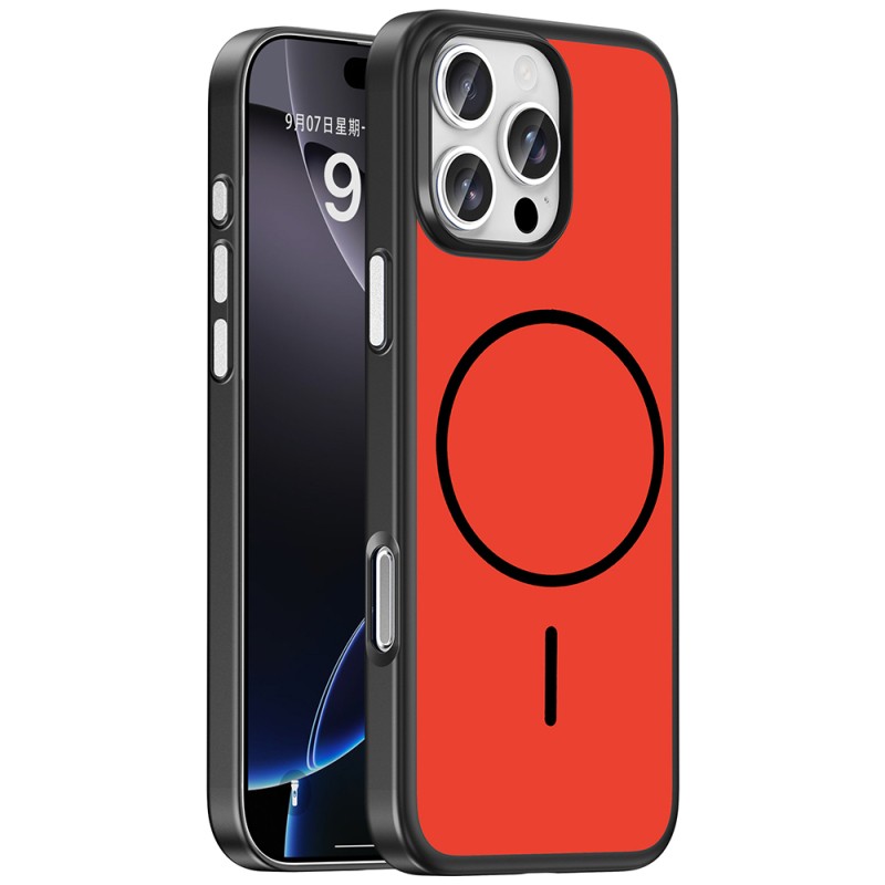 Apple iPhone 16 Pro Max Kılıf M-Safe Şarj Özellikli Zore Lora PC Kapak - 2