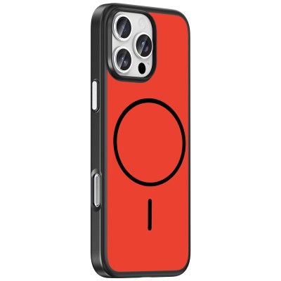Apple iPhone 16 Pro Max Kılıf M-Safe Şarj Özellikli Zore Lora PC Kapak - 10
