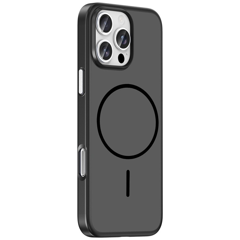 Apple iPhone 16 Pro Max Kılıf M-Safe Şarj Özellikli Zore Lora PC Kapak - 11