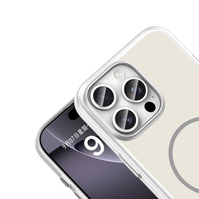 Apple iPhone 16 Pro Max Kılıf M-Safe Şarj Özellikli Zore Lora PC Kapak - 16
