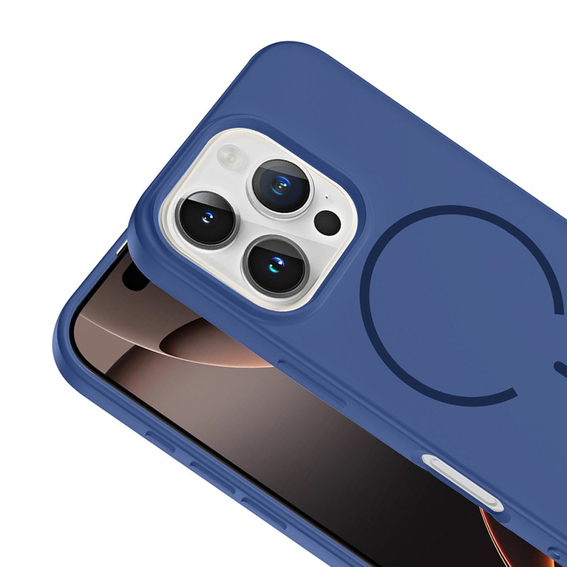 Apple iPhone 16 Pro Max Kılıf M-safe Şarj Özellikli Zore Meta Kapak - 16