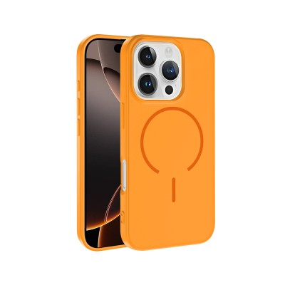 Apple iPhone 16 Pro Max Kılıf M-safe Şarj Özellikli Zore Meta Kapak - 6
