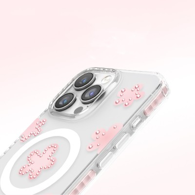 Apple iPhone 16 Pro Max Kılıf M-Safe Şarj Özellikli Zore Paris Elvo Sert PC Kapak - 22