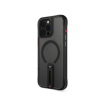 Apple iPhone 16 Pro Max Kılıf M-safe Şarj Özellikli 360 Derece Dönebilen Standlı Skinarma Helix Kapak - 10