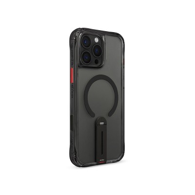 Apple iPhone 16 Pro Max Kılıf M-safe Şarj Özellikli 360 Derece Dönebilen Standlı Skinarma Helix Kapak - 12