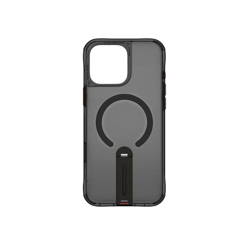 Apple iPhone 16 Pro Max Kılıf M-safe Şarj Özellikli 360 Derece Dönebilen Standlı Skinarma Helix Kapak - 11