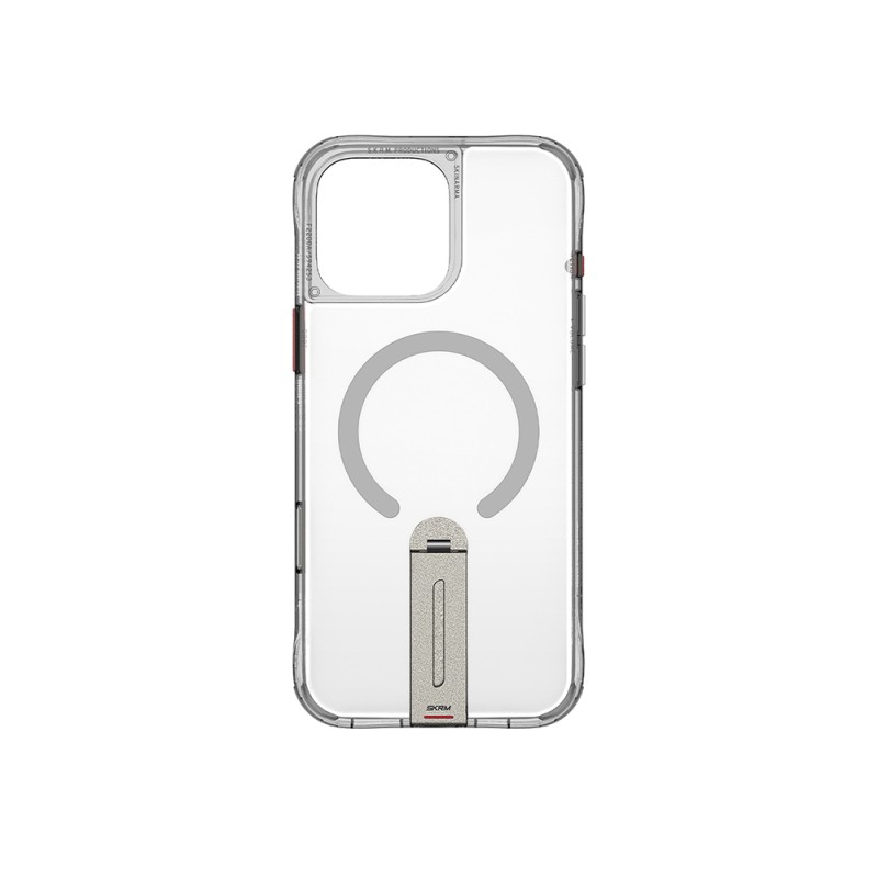 Apple iPhone 16 Pro Max Kılıf M-safe Şarj Özellikli 360 Derece Dönebilen Standlı Skinarma Helix Kapak - 7