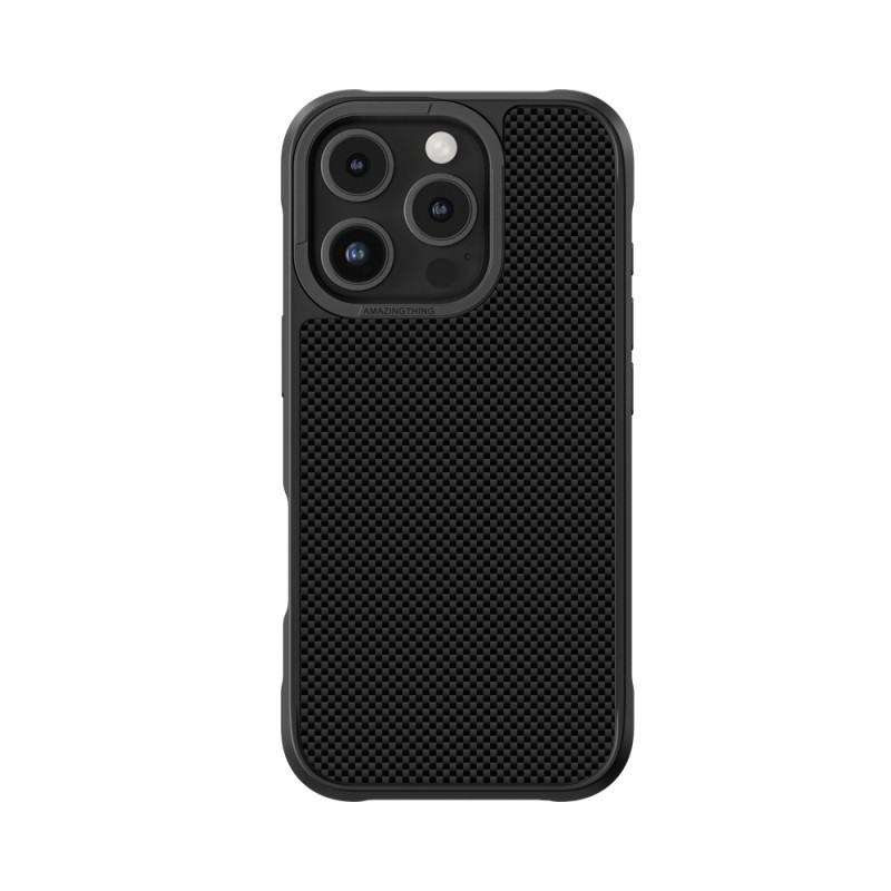 Apple iPhone 16 Pro Max Kılıf M-safe Şarj Özellikli 600D Aramid Fiber Amazingthing Titan Max Serisi Kapak - 1